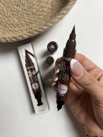 خط چشم قهوه ای استامپی دوطرفه - Image 2