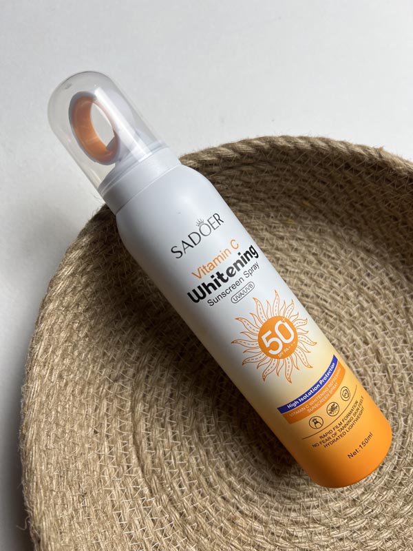 اسپری ضدآفتاب سادور ویتامین سی SPF50|روشن کننده